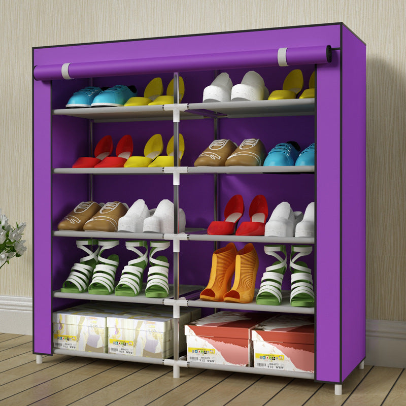 Double 10 Layer Shoe Rack