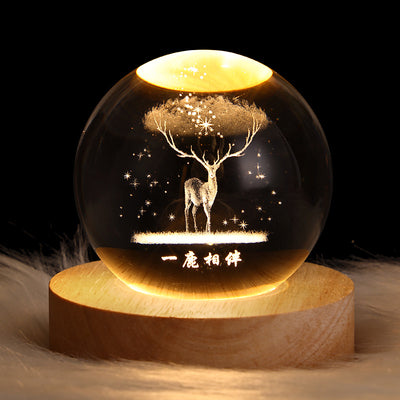 Luminous Star Crystal Ball Lamp