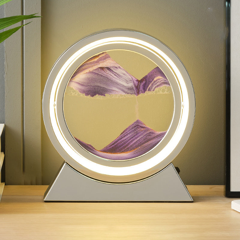 Creative Flow Sand Painting Sand Table Lamp