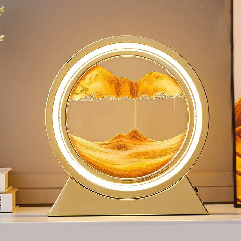 Creative Flow Sand Painting Sand Table Lamp