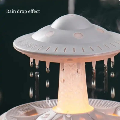 Rain Drop Air Humidifier Essential Oil Diffuser LED Lamp