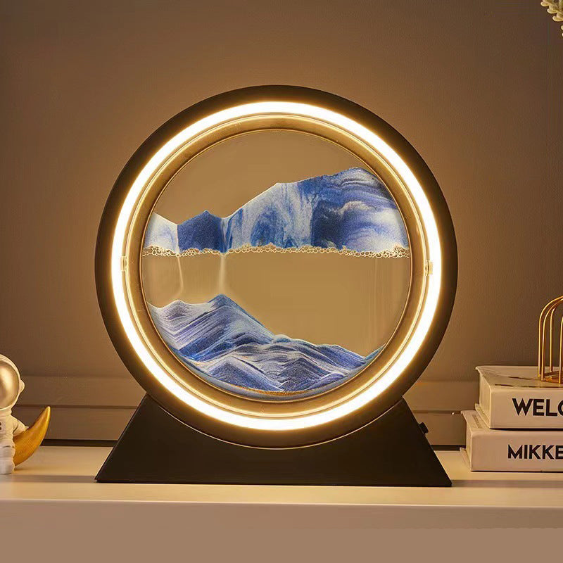 Creative Flow Sand Painting Sand Table Lamp